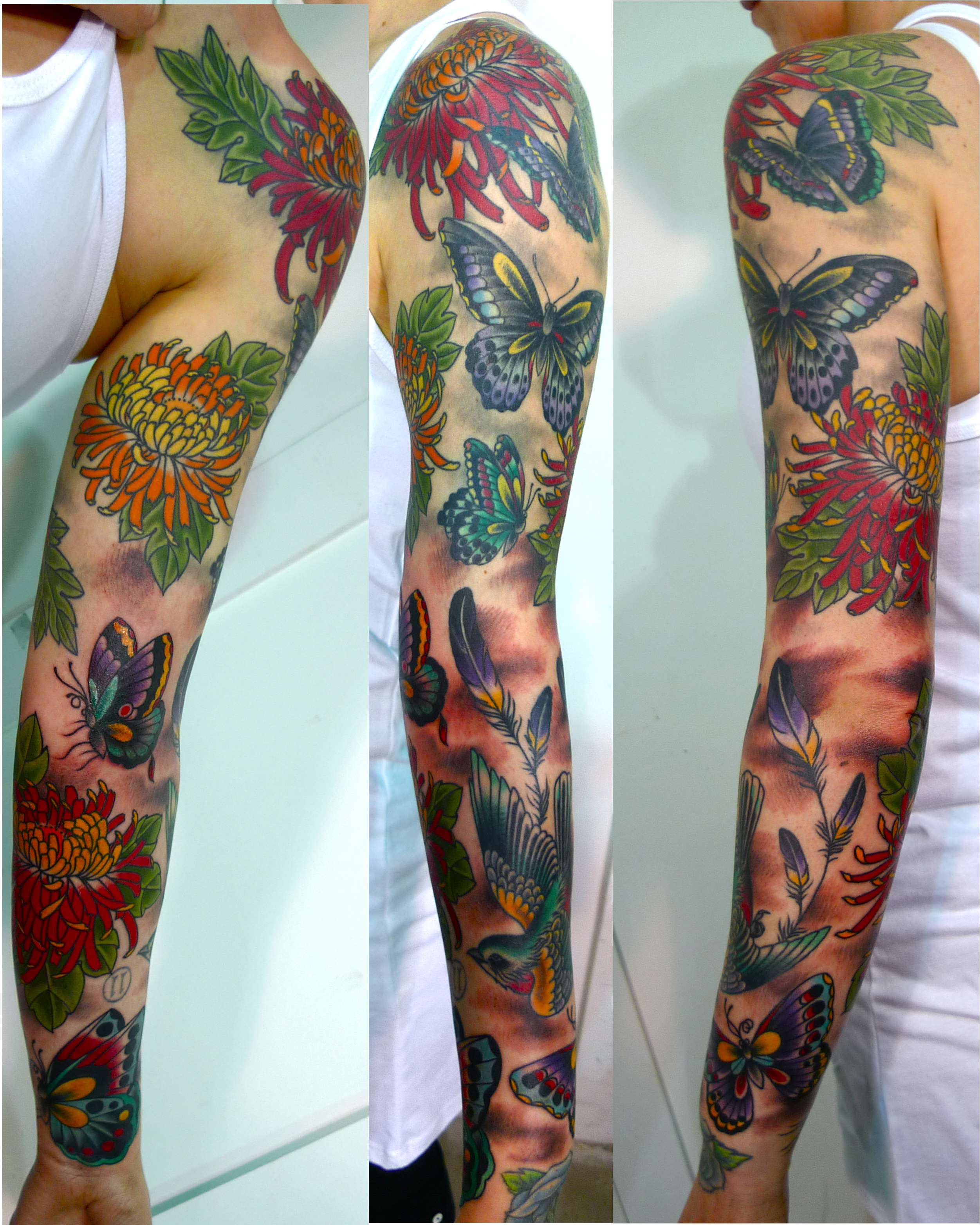 Laurens sleeve >> Sleeve tattoo